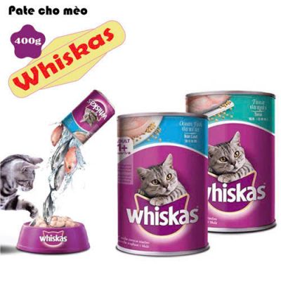 Pate Whiskas lon 400g