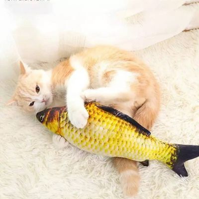 Đồ chơi cá bông nhồi catnip cho mèo