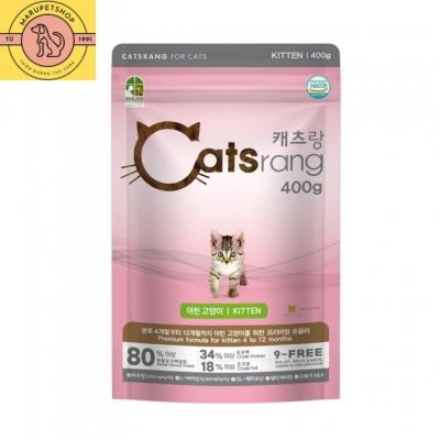 Thức ăn hạt cho mèo con Catsrang Kitten 400g