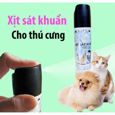 Xịt sát khuẩn Nano Q8 cho thú cưng